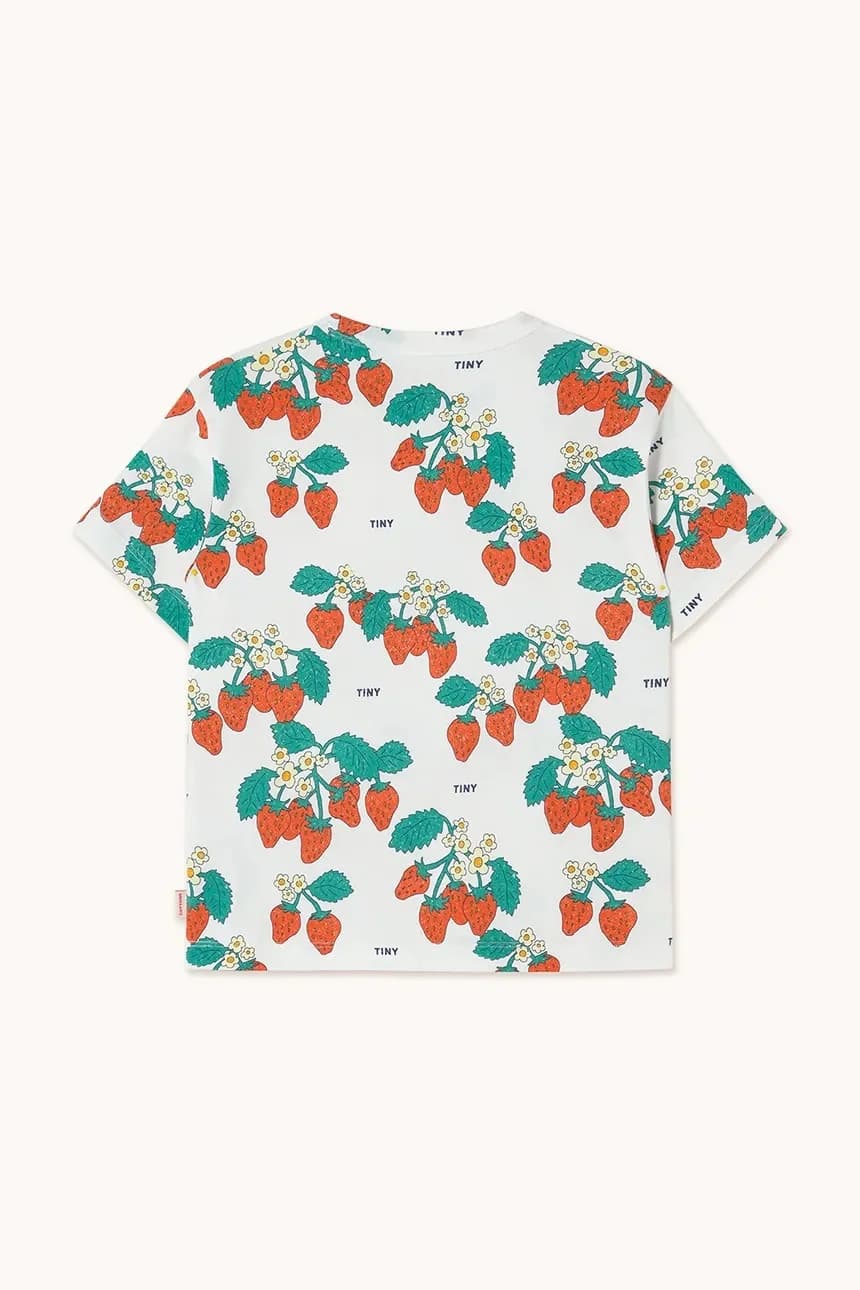 Детская хлопковая футболка STRAWBERRIES TEE - фото 2