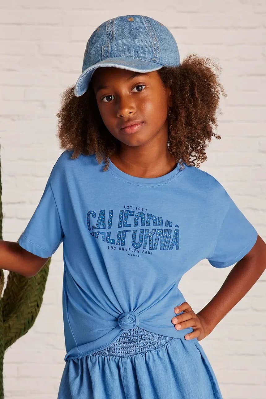 Детская хлопковая футболка