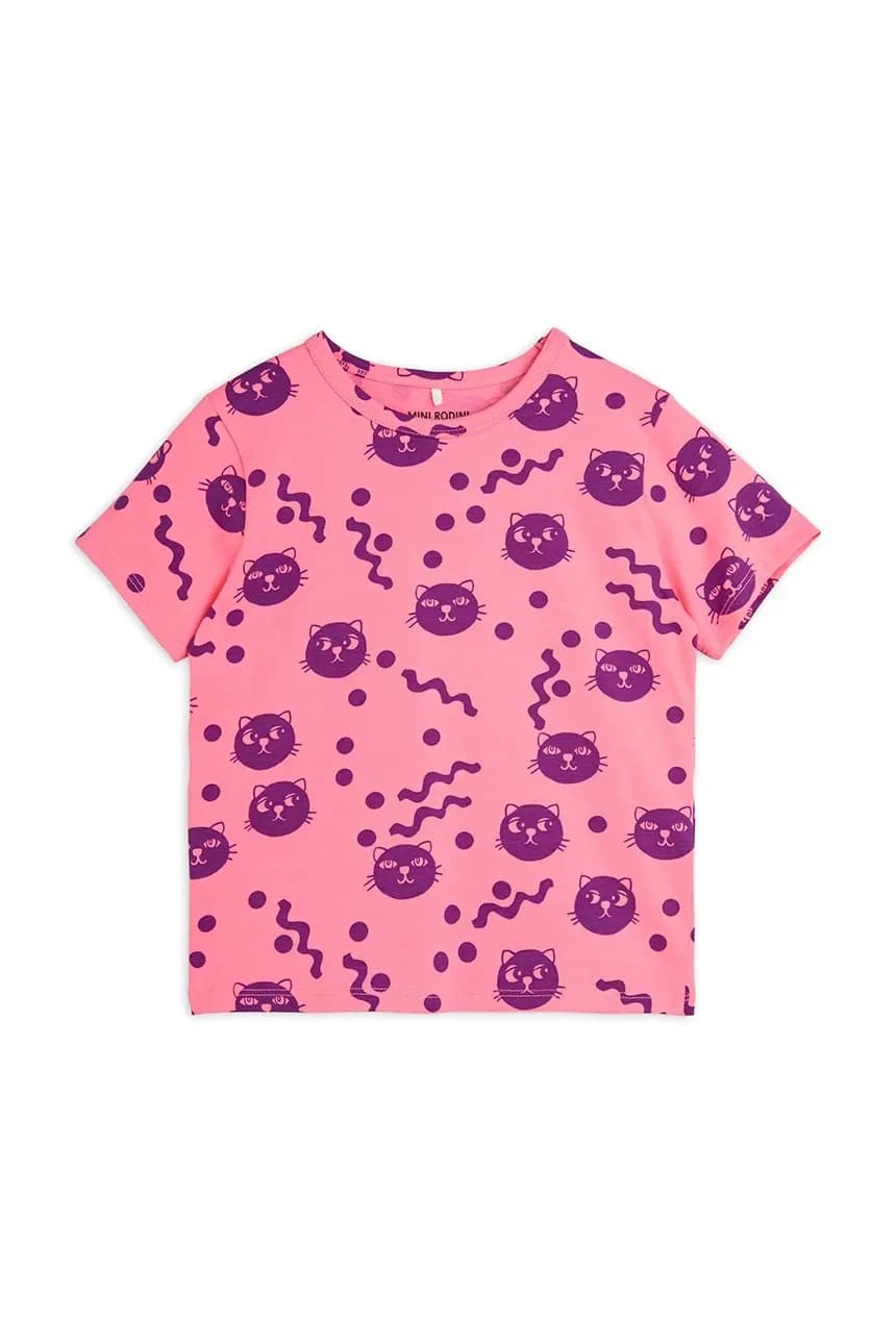 Футболка с волнистыми котами