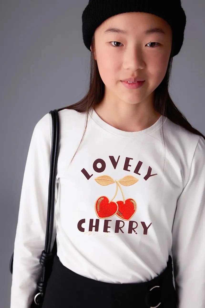 Хлопковая рубашка с длинным рукавом