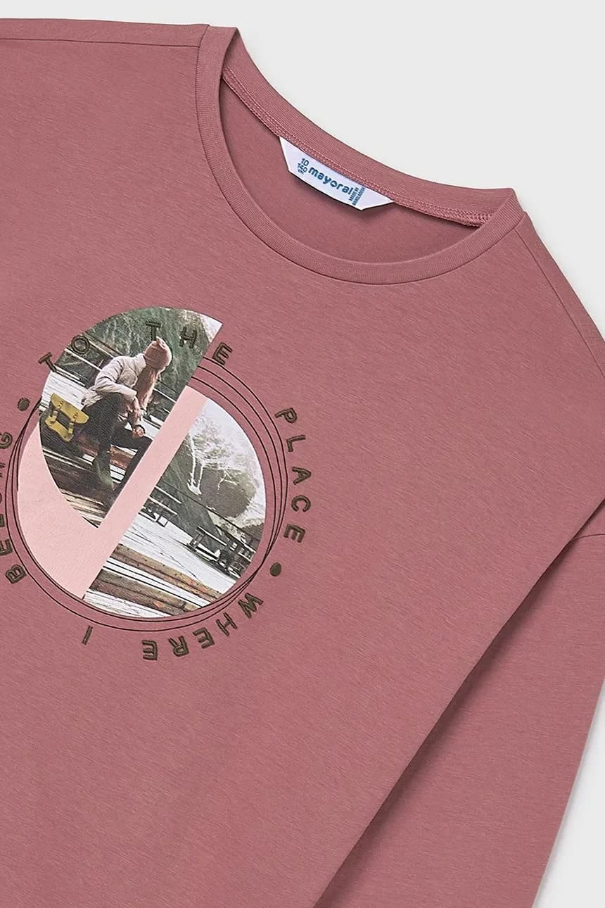 Детская хлопковая рубашка с длинным рукавом - фото 4