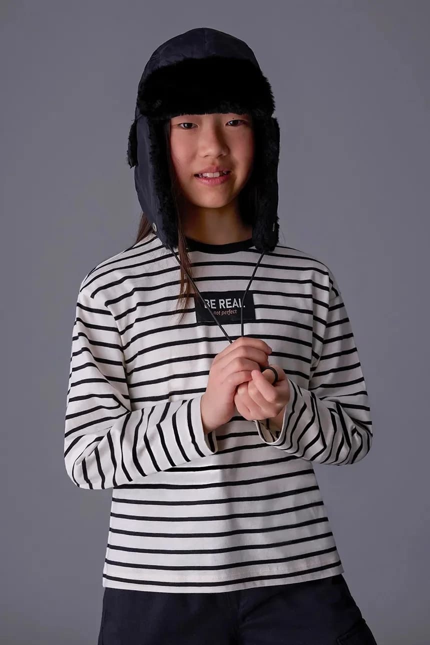 Детская хлопковая рубашка с длинным рукавом