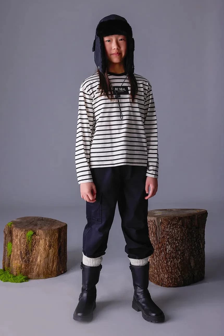 Детская хлопковая рубашка с длинным рукавом - фото 6