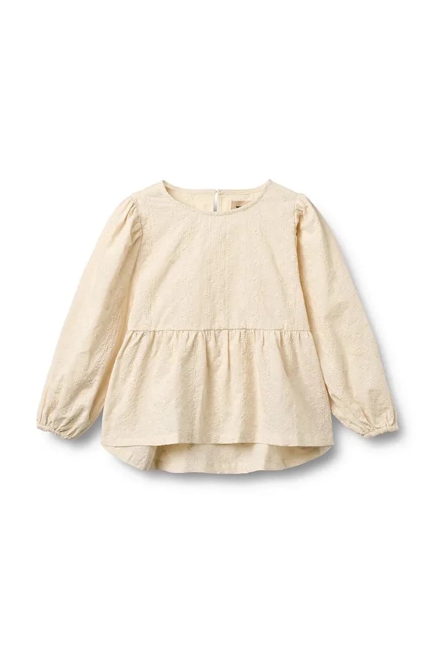 Детская хлопковая рубашка с длинным рукавом - фото 2