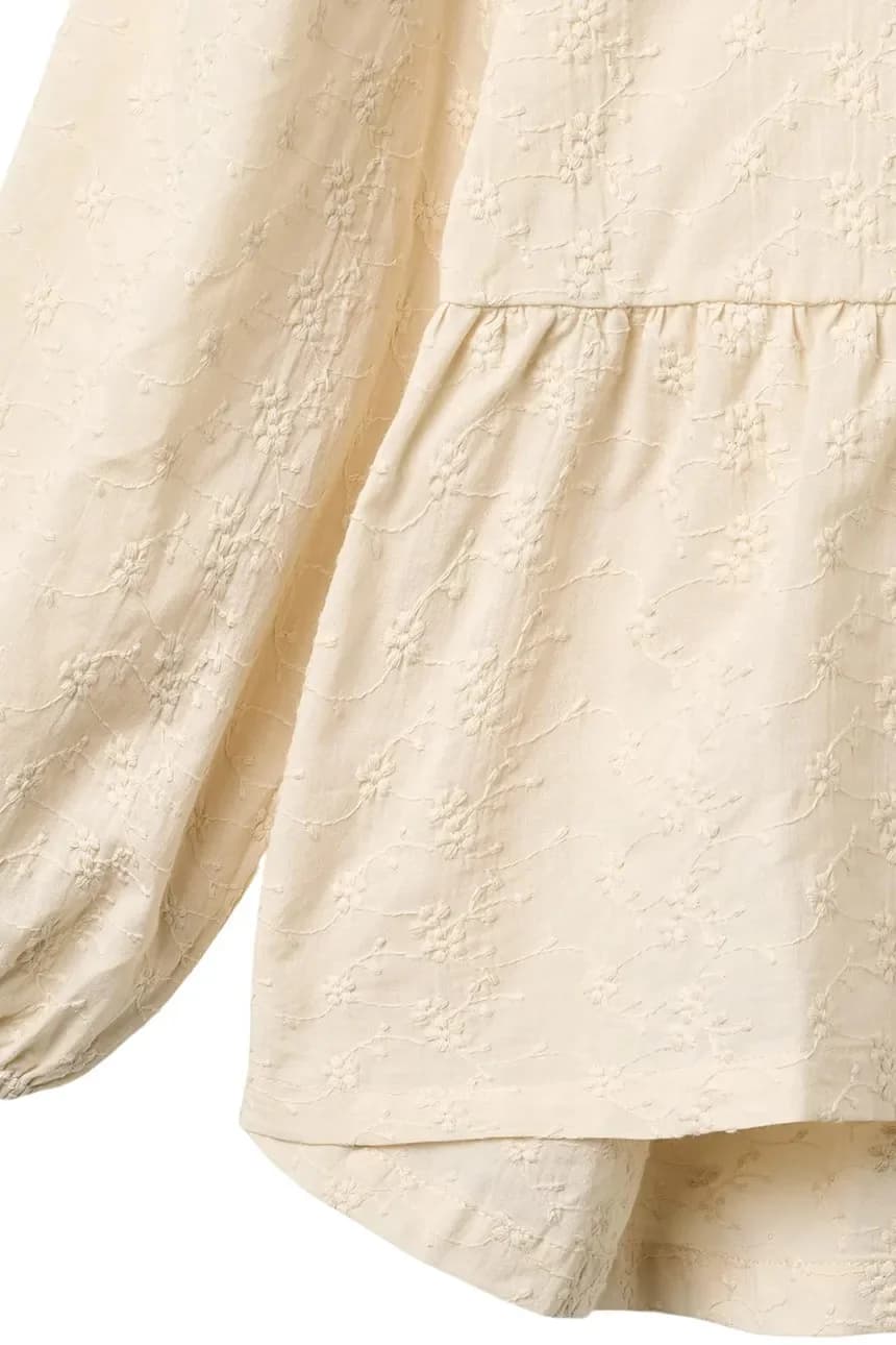 Детская хлопковая рубашка с длинным рукавом - фото 4