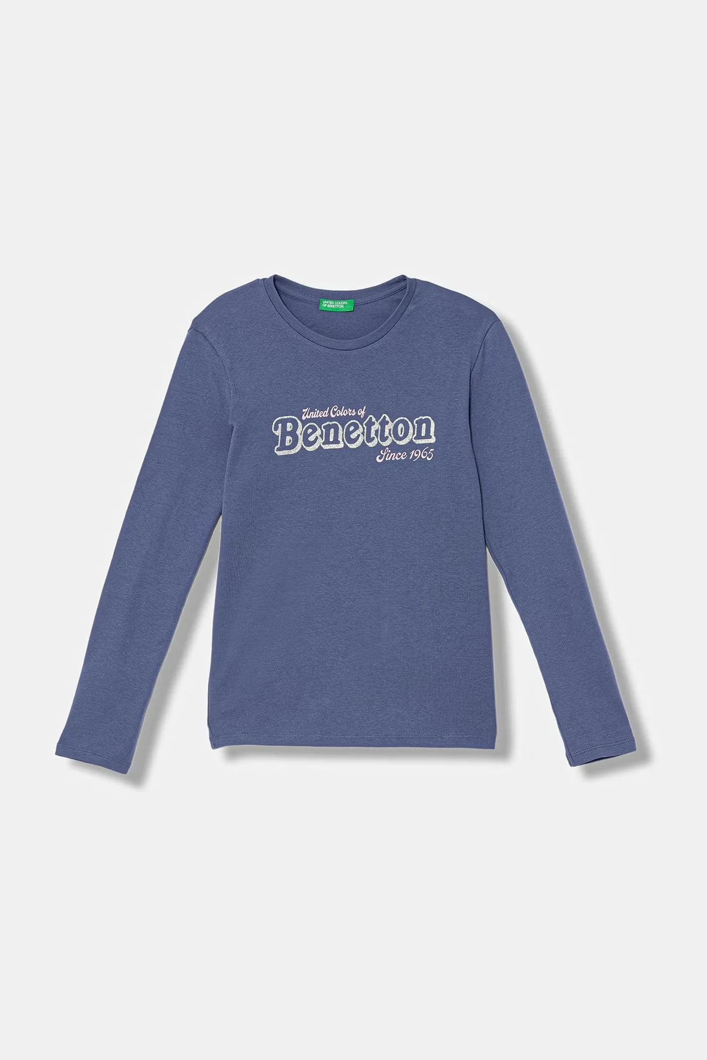 Детская хлопковая рубашка с длинным рукавом