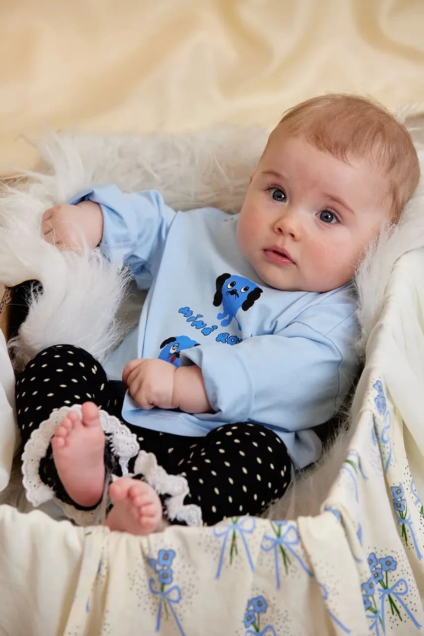 Детский хлопковый лонгслив Doggie