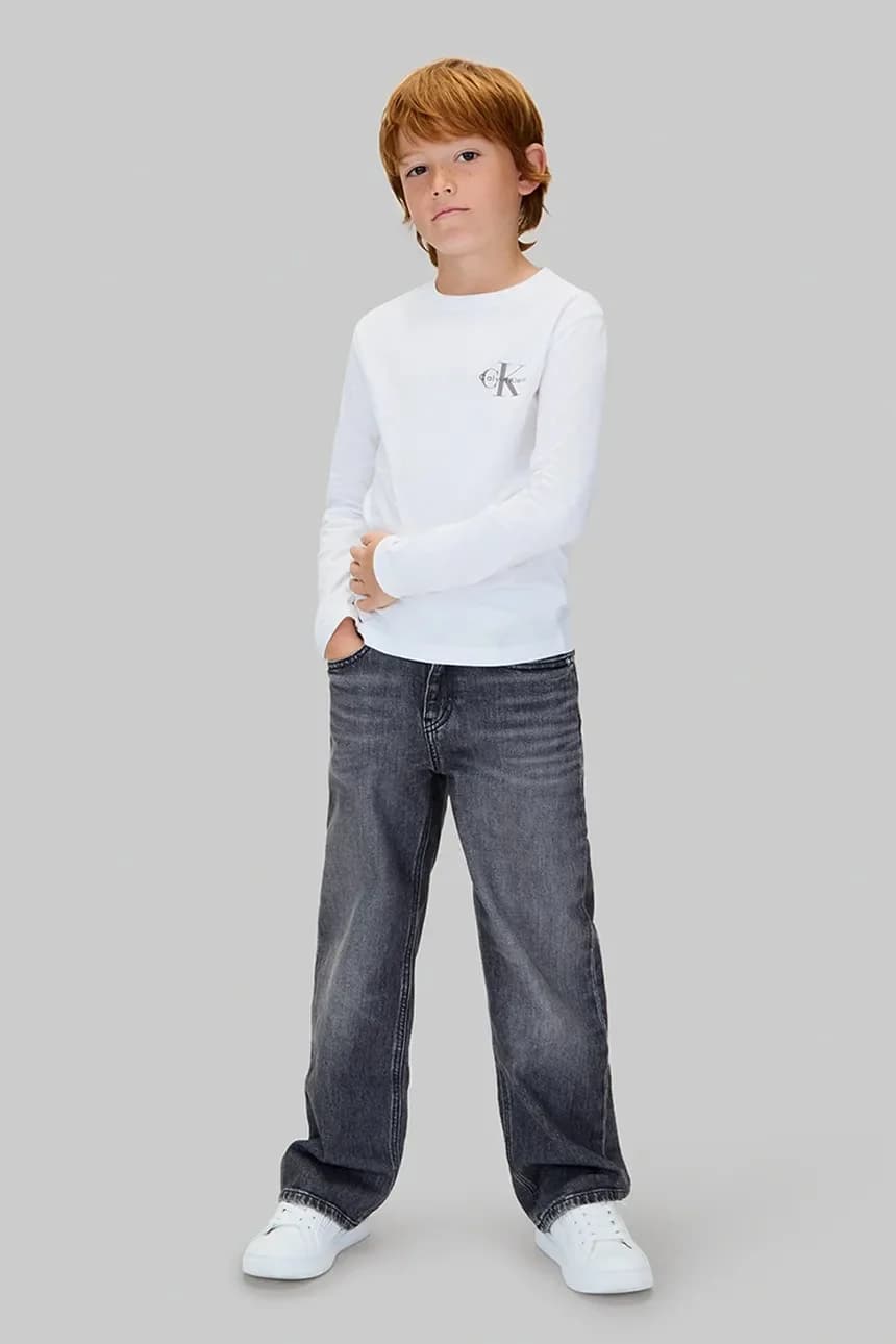 Детская хлопковая рубашка с длинным рукавом - фото 3