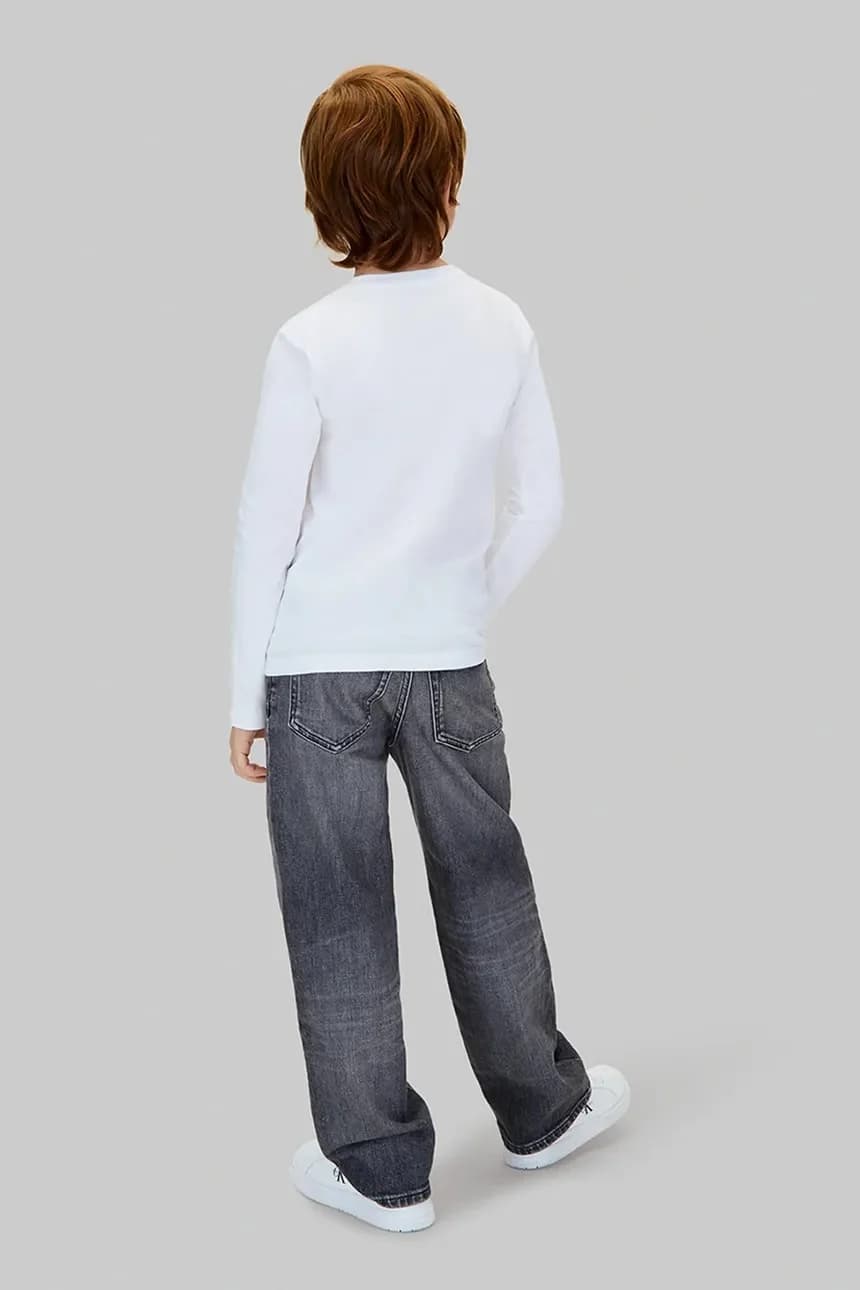 Детская хлопковая рубашка с длинным рукавом - фото 4