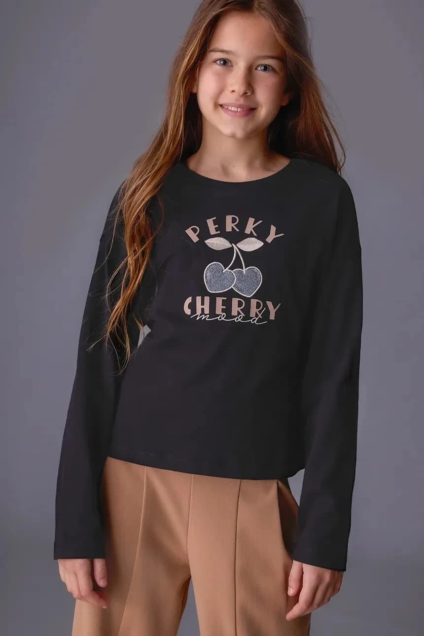 Хлопковая рубашка с длинным рукавом - фото 6