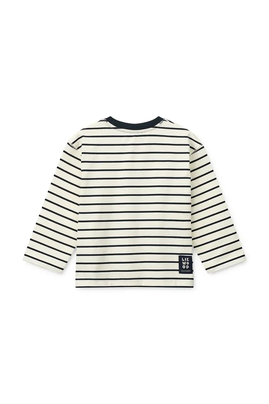 Детская футболка Tyler Stripe LS из хлопка с длинными рукавами - фото 2