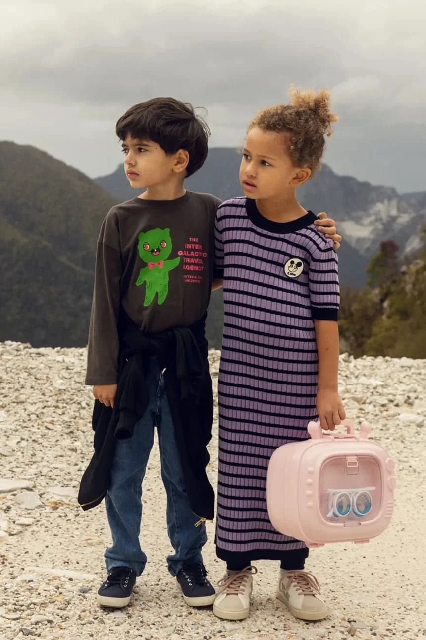 Детский хлопковый лонгслив Туристическое агентство Alien - фото 4