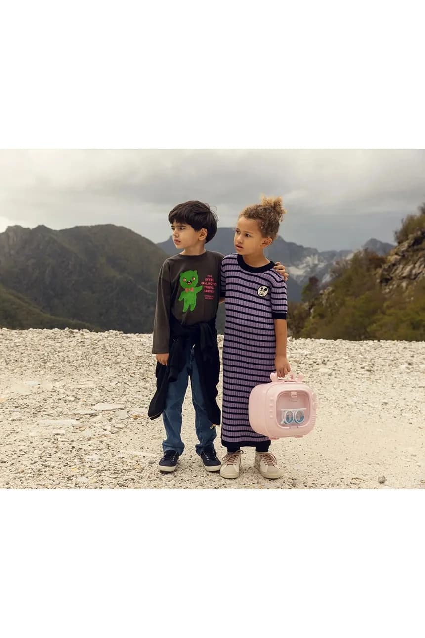 Детский хлопковый лонгслив Туристическое агентство Alien - фото 5