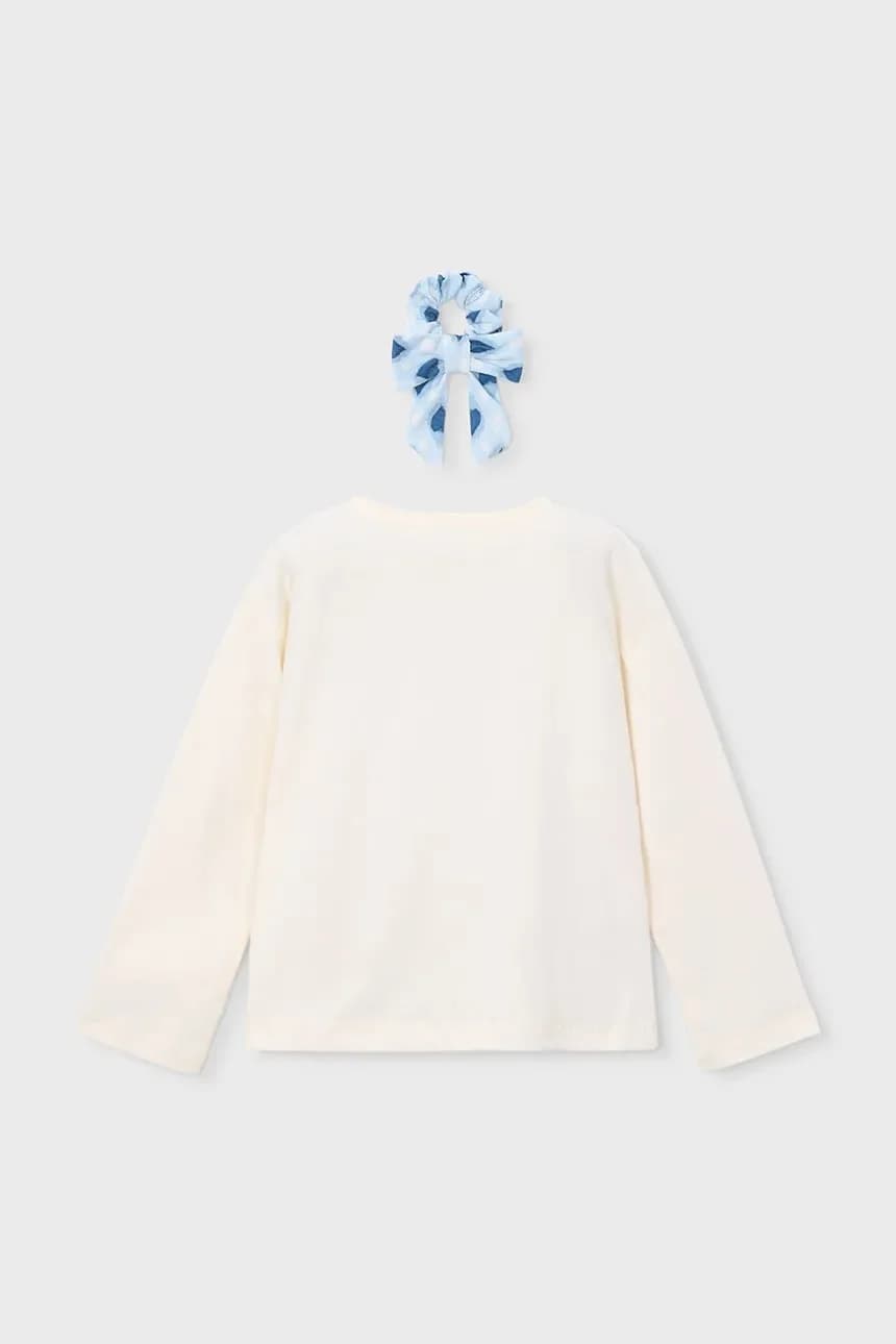 Детская хлопковая рубашка с длинным рукавом - фото 2