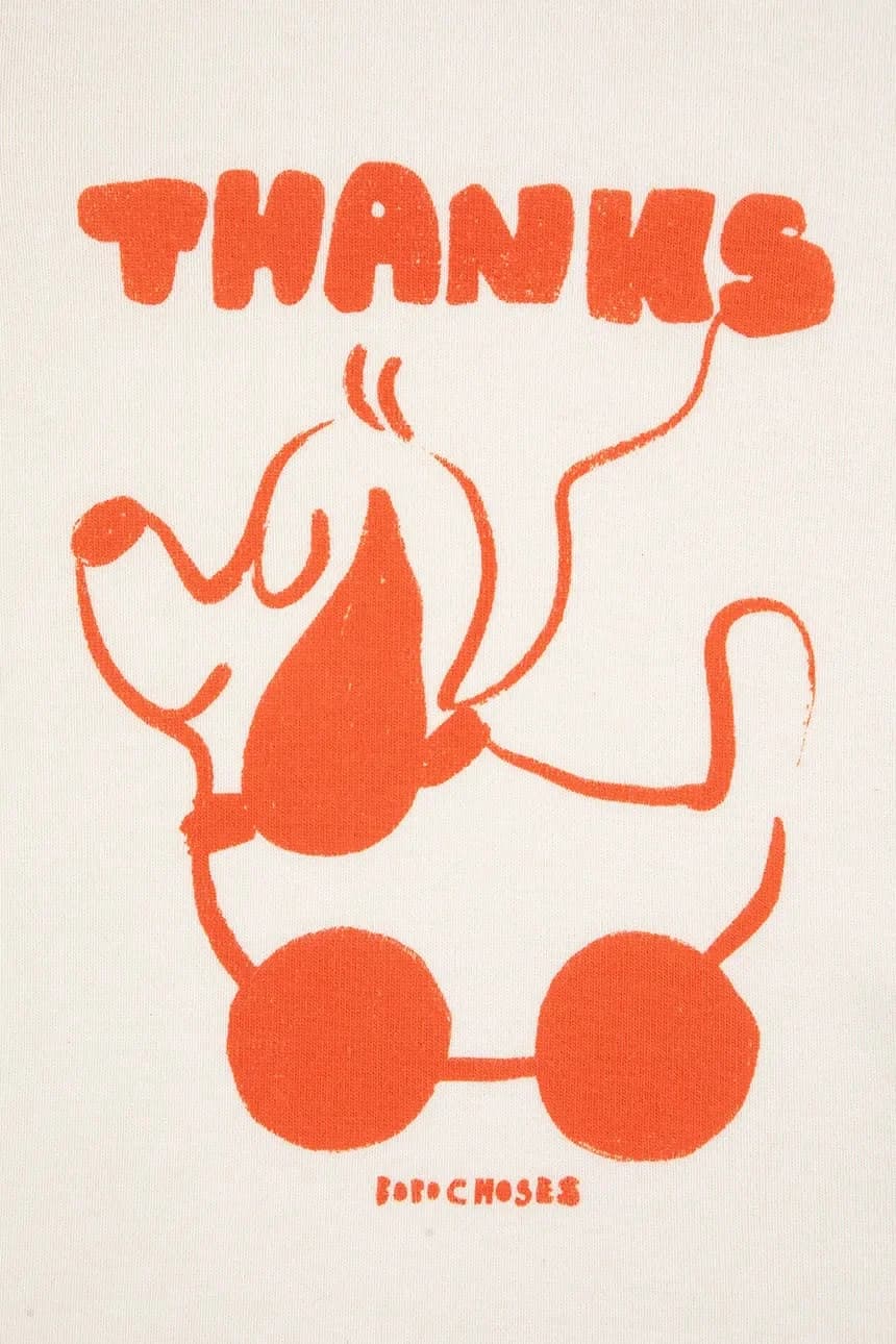 Детская хлопковая футболка с длинными рукавами Rolling Dog - фото 3