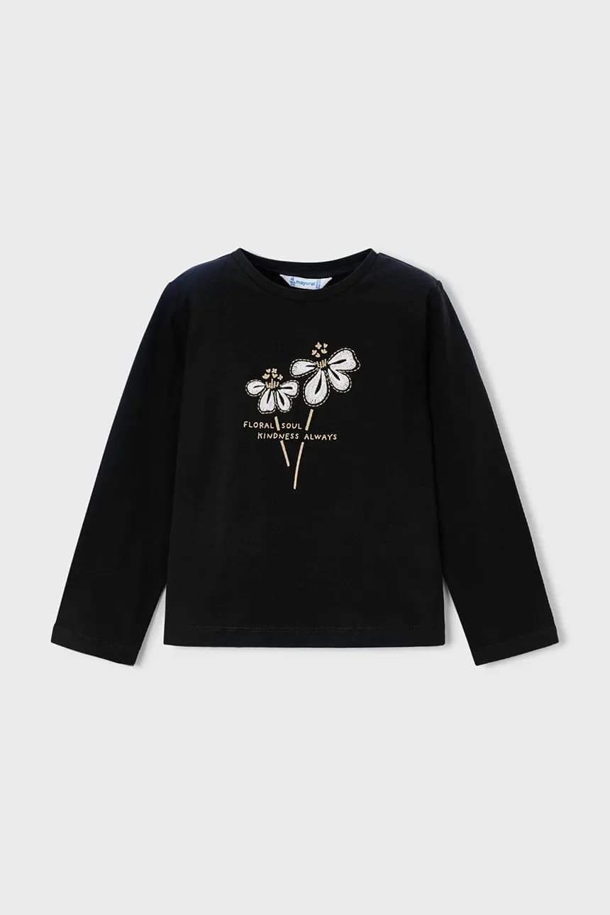 Хлопковая рубашка с длинным рукавом - фото 2