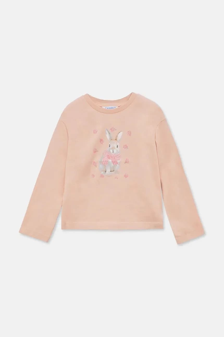 Хлопковая рубашка с длинным рукавом