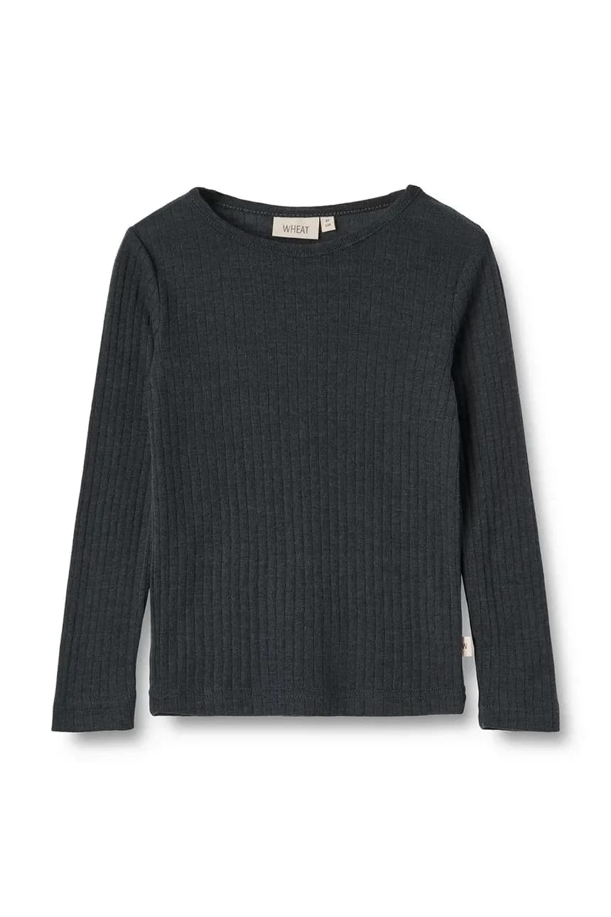 Детский лонгслив из шерсти мериноса.