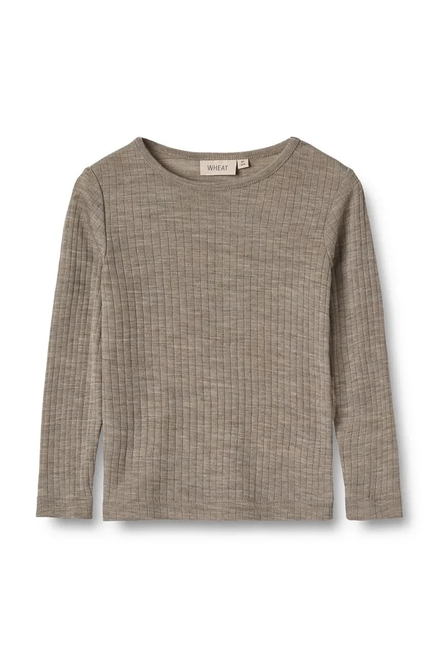 Детский лонгслив из шерсти мериноса.