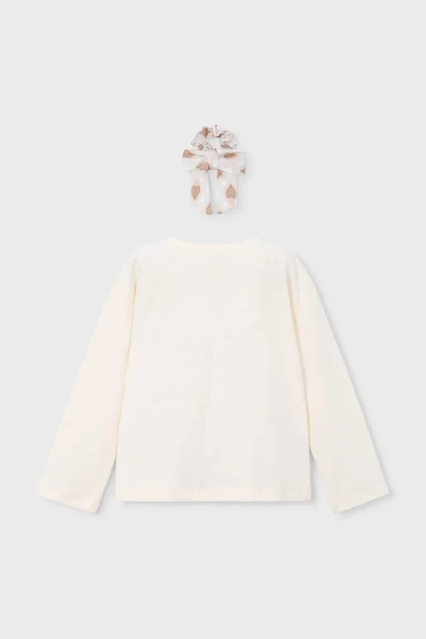 Детская хлопковая рубашка с длинным рукавом - фото 2