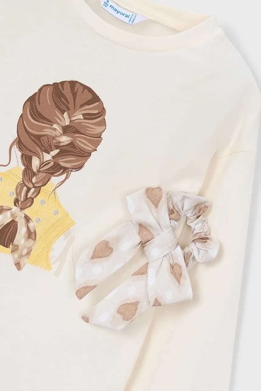 Детская хлопковая рубашка с длинным рукавом - фото 3