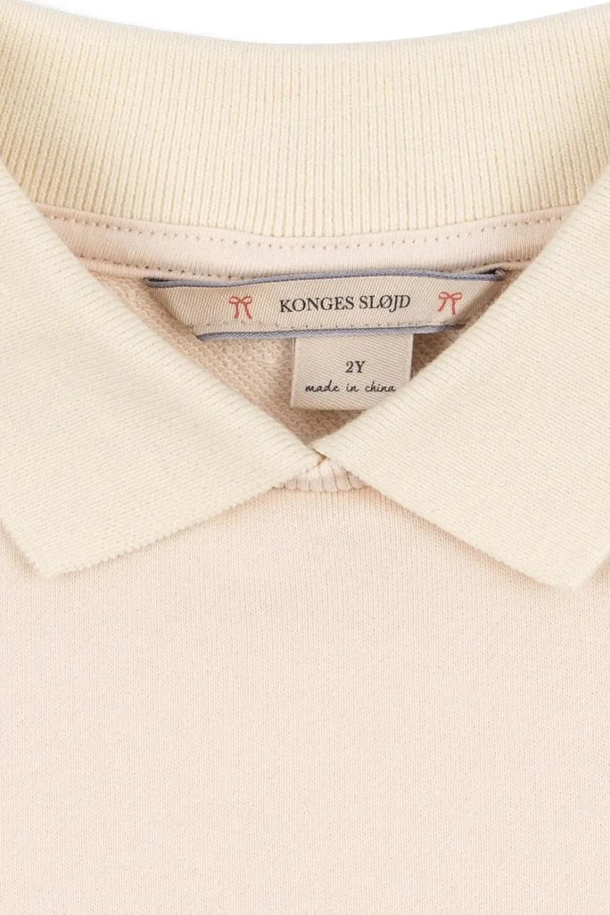 Детская хлопковая рубашка с лонгсливом SPOTTY LS POLO GOTS - фото 4