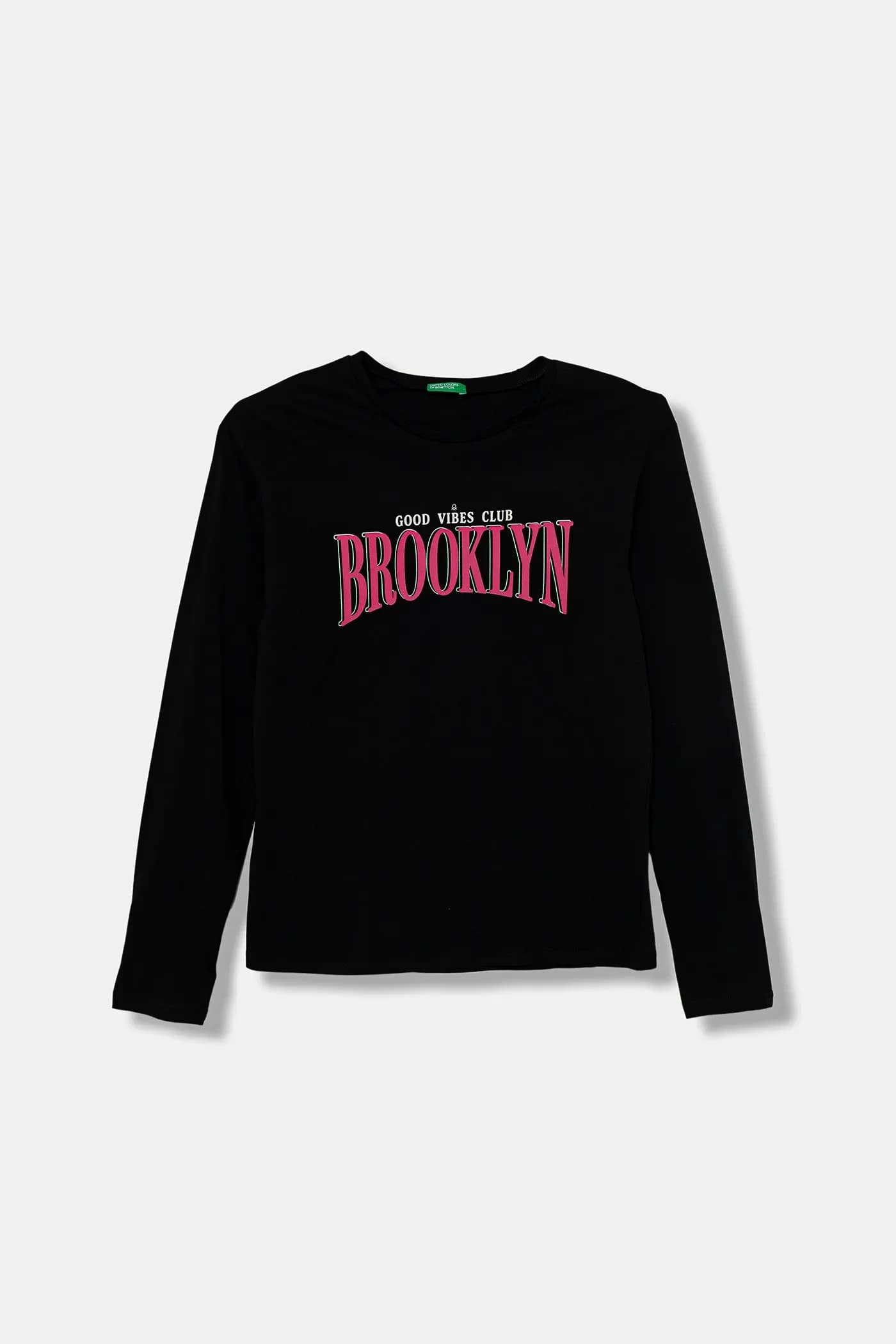 Детская хлопковая рубашка с длинным рукавом