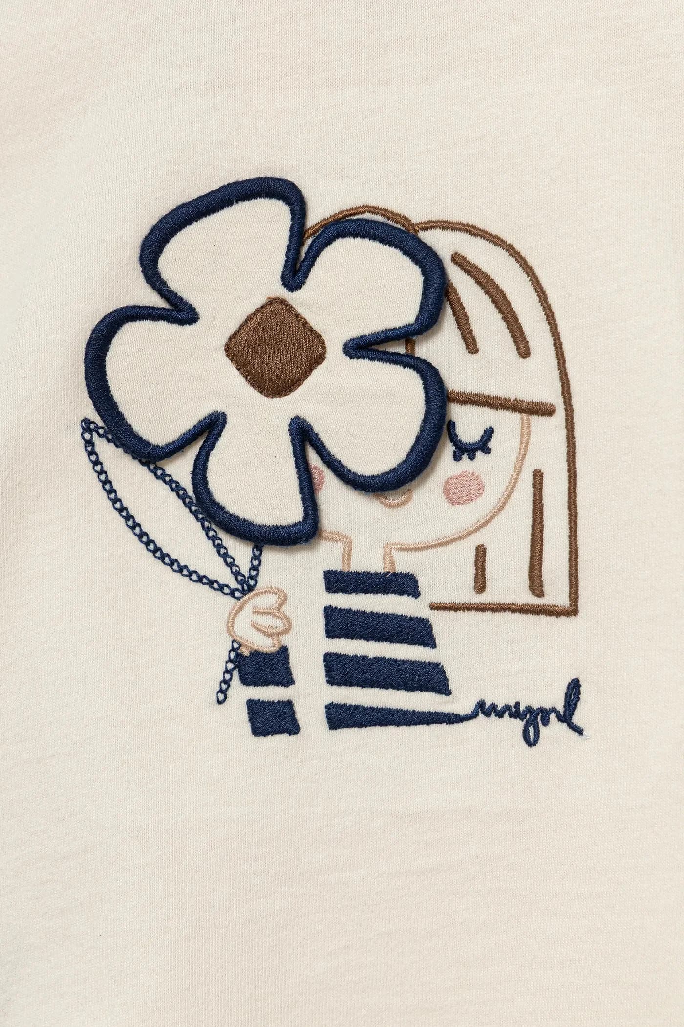 Хлопковая рубашка с длинным рукавом - фото 6