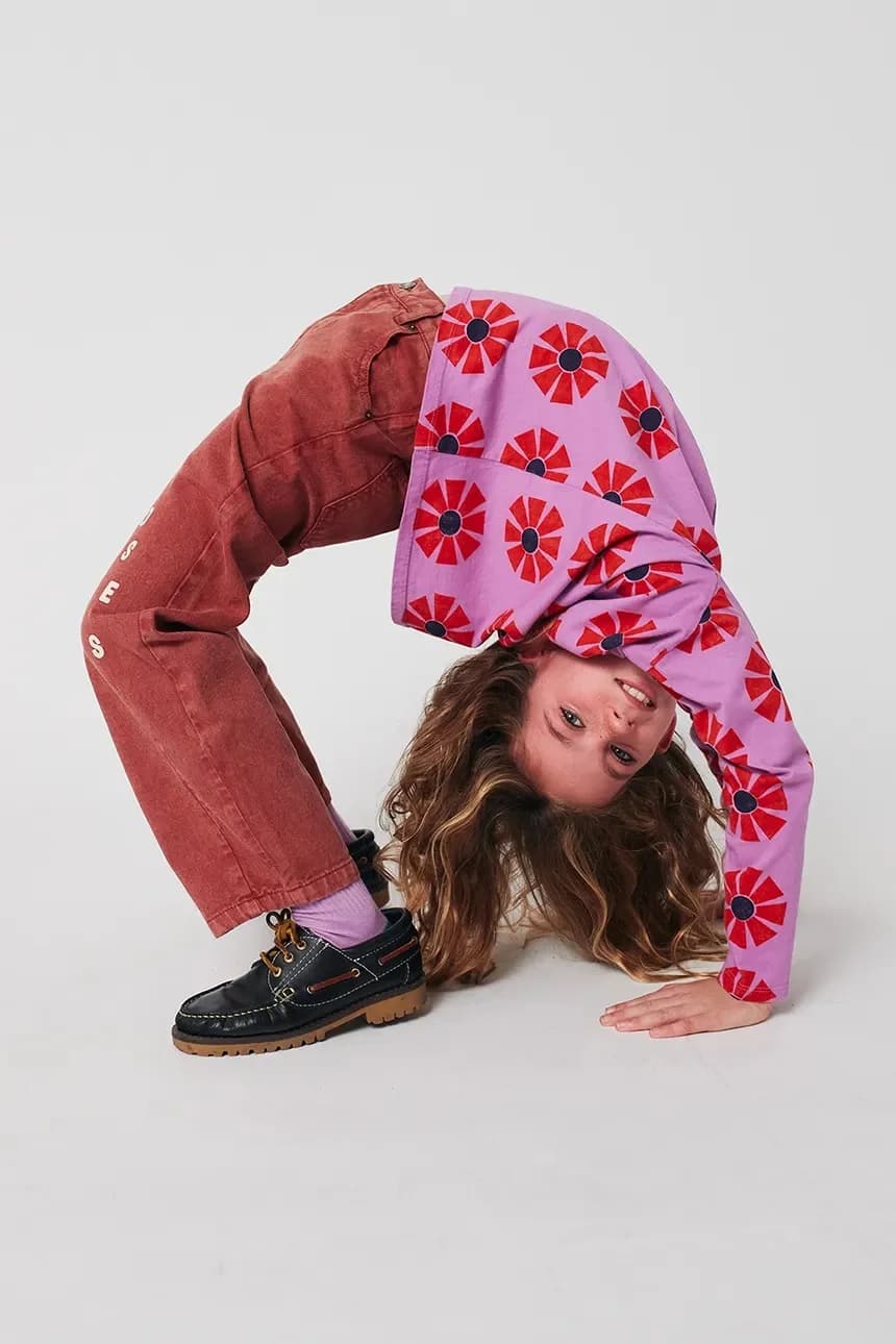 Детская хлопковая рубашка с длинными рукавами "Калейдоскоп" - фото 7