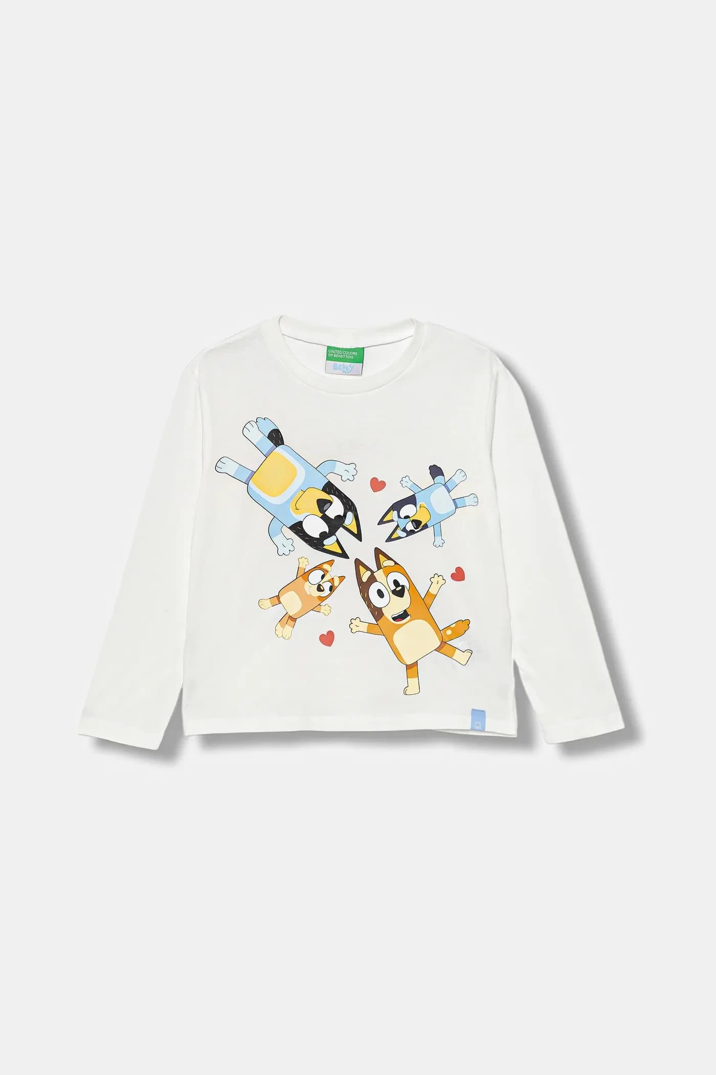 Детская хлопковая рубашка с длинным рукавом