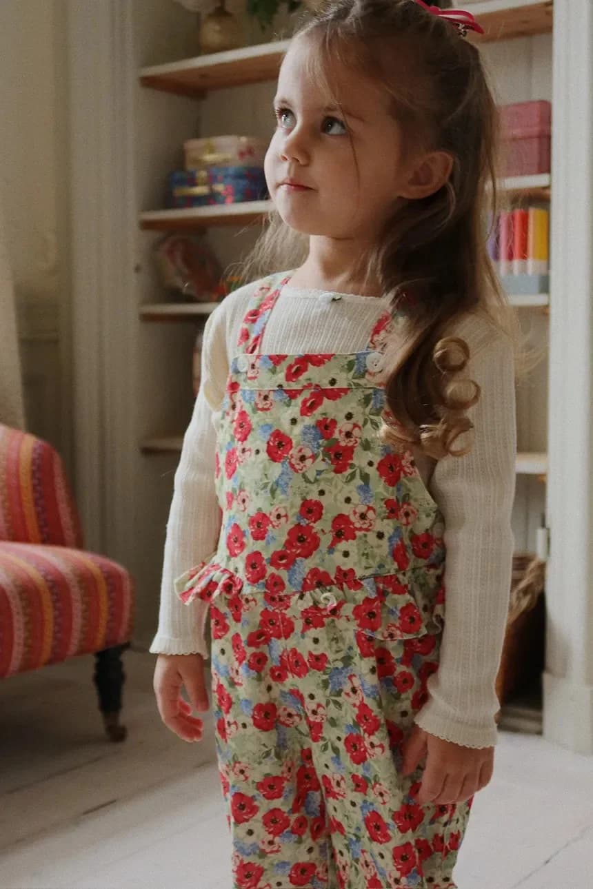 Детская хлопковая рубашка с длинными рукавами PAPIN BLOUSE GOTS - фото 5