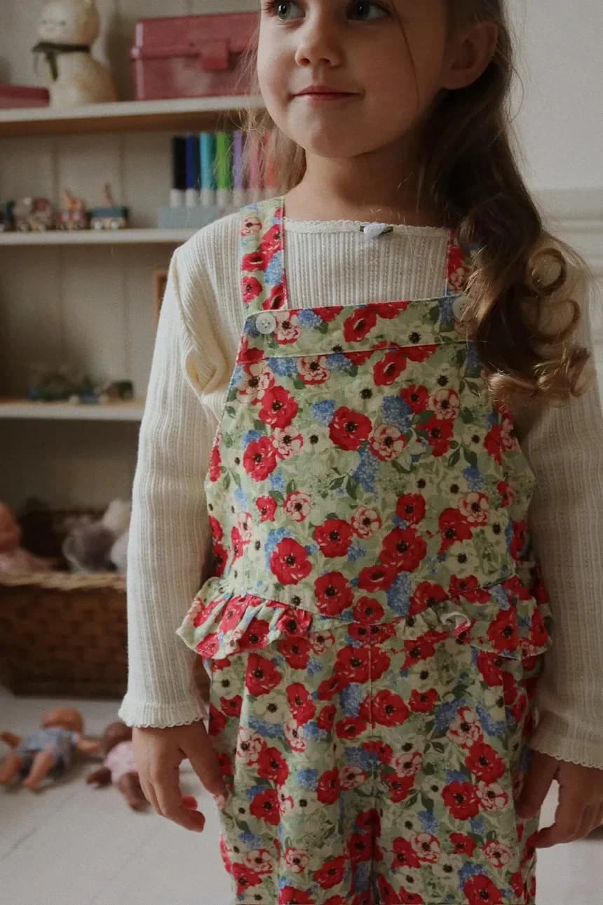 Детская хлопковая рубашка с длинными рукавами PAPIN BLOUSE GOTS - фото 6