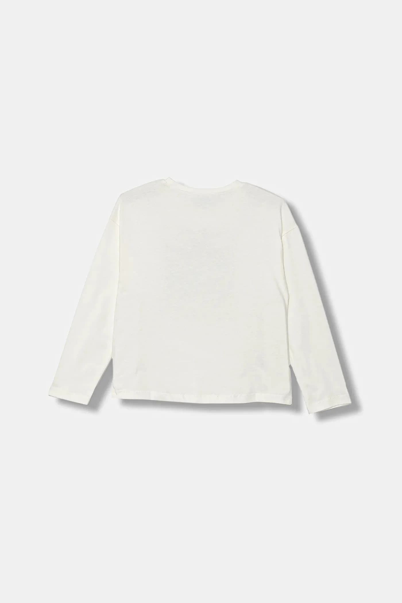 Хлопковая рубашка с длинным рукавом - фото 2