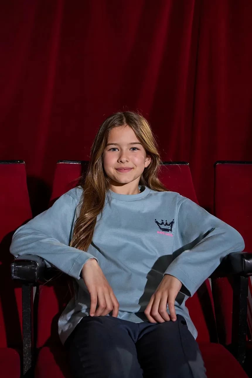 Хлопковая рубашка с длинным рукавом