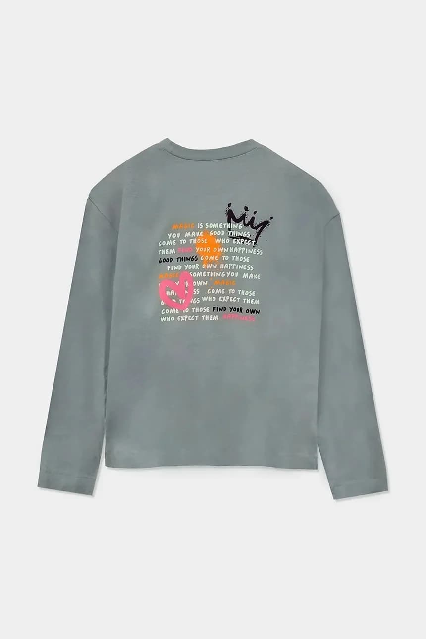 Хлопковая рубашка с длинным рукавом - фото 3