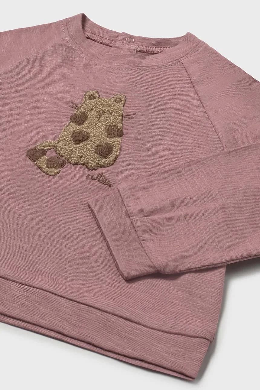 Хлопковая рубашка с длинным рукавом - фото 3