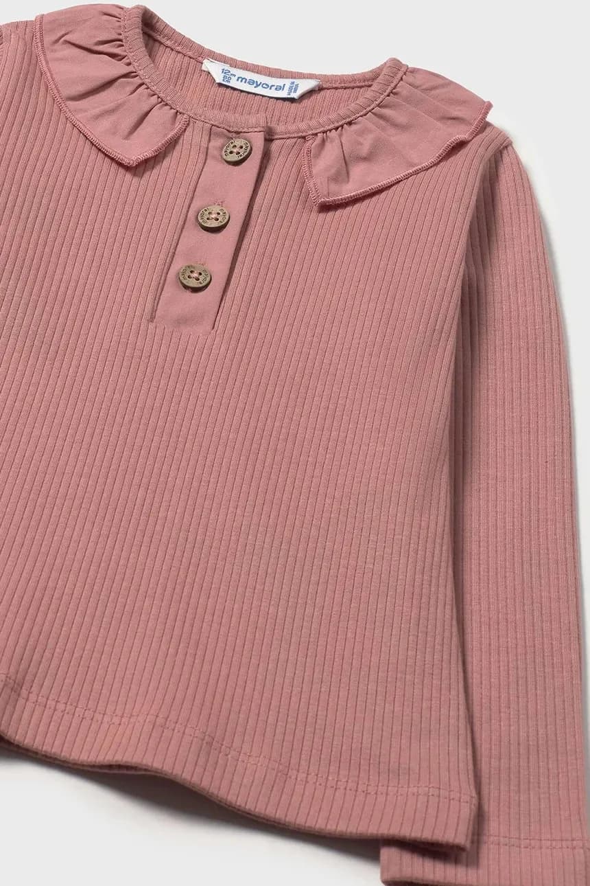 Детская хлопковая рубашка с длинным рукавом - фото 3