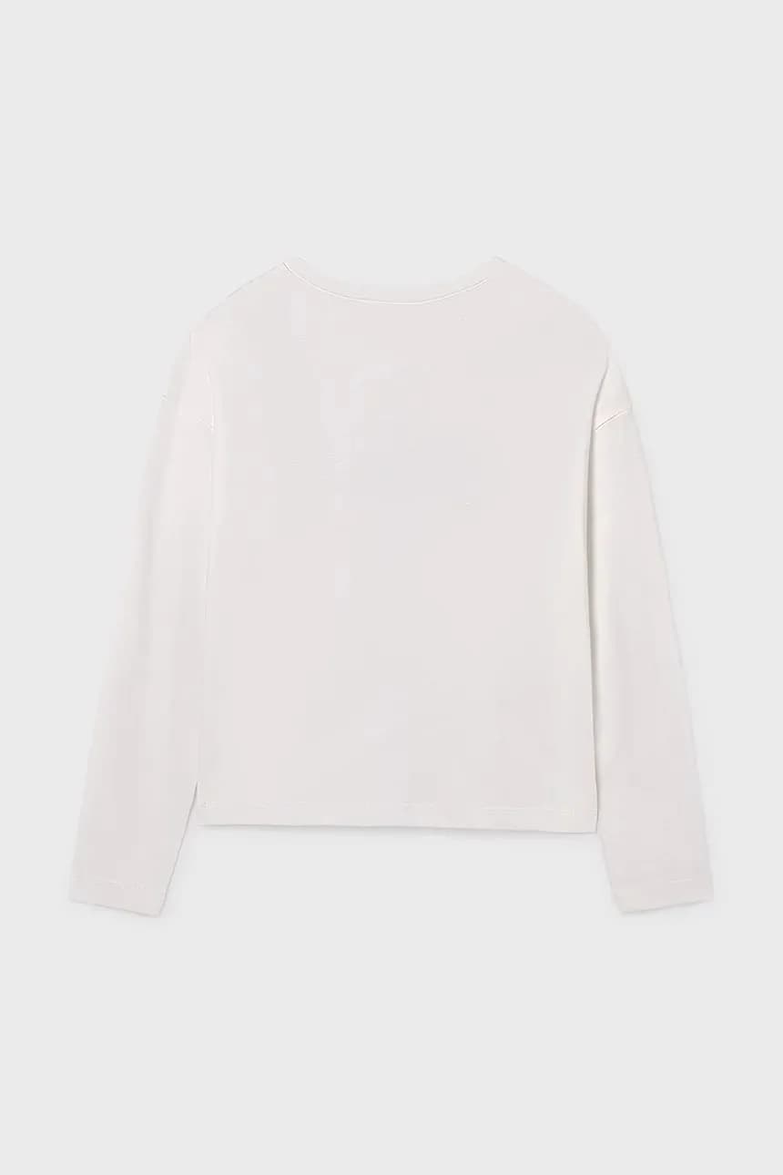 Хлопковая рубашка с длинным рукавом - фото 3