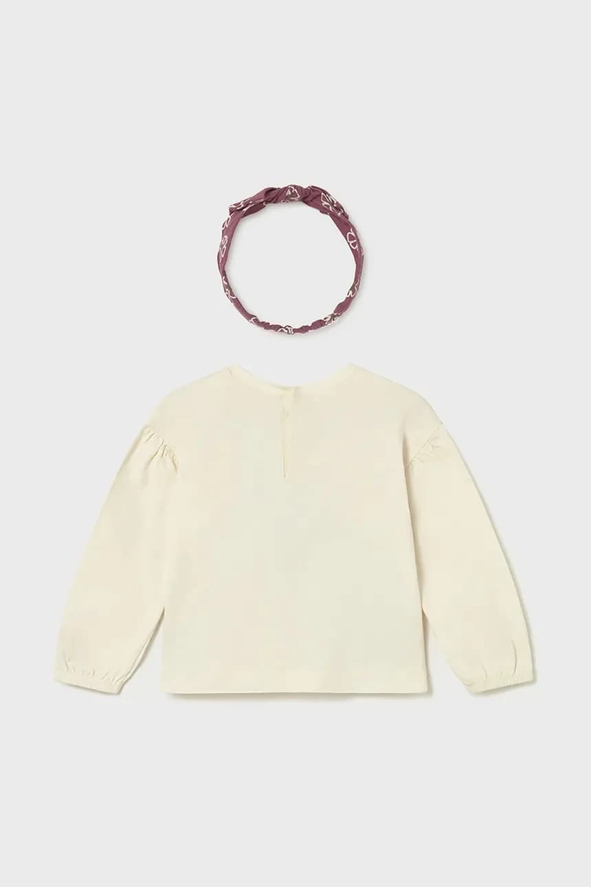 Хлопковая рубашка с длинным рукавом - фото 2