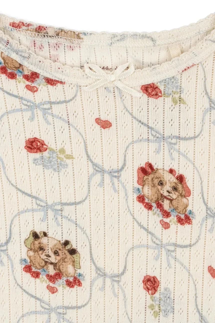 Детская хлопковая рубашка с длинными рукавами MINNIE BLOUSE GOTS - фото 3