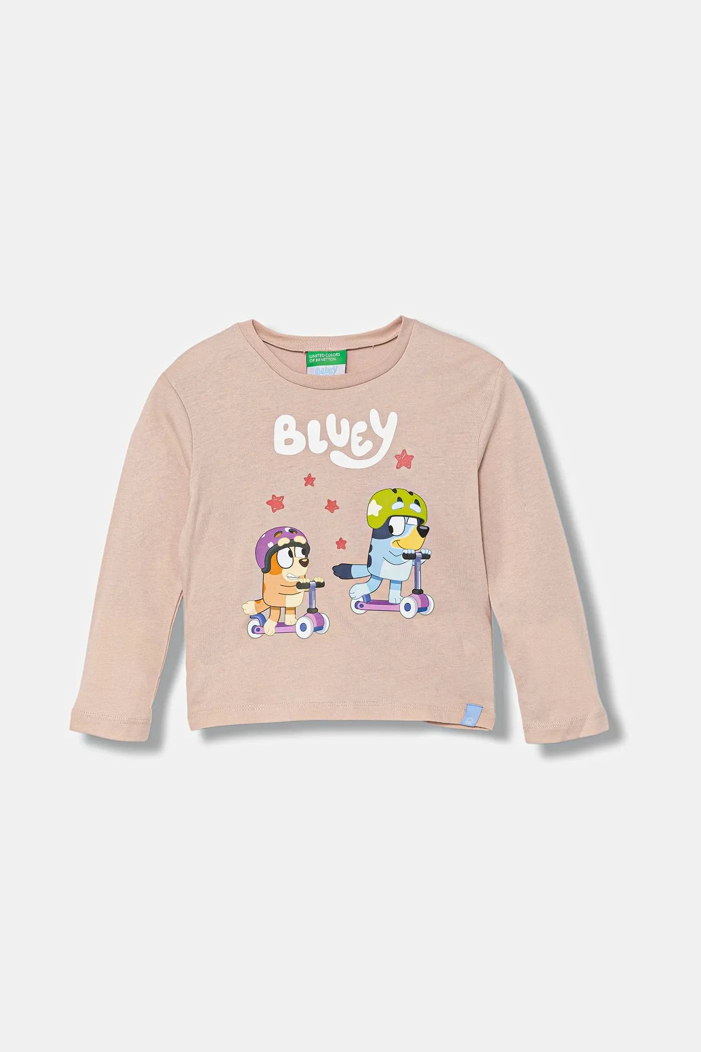 Детская хлопковая рубашка с длинным рукавом