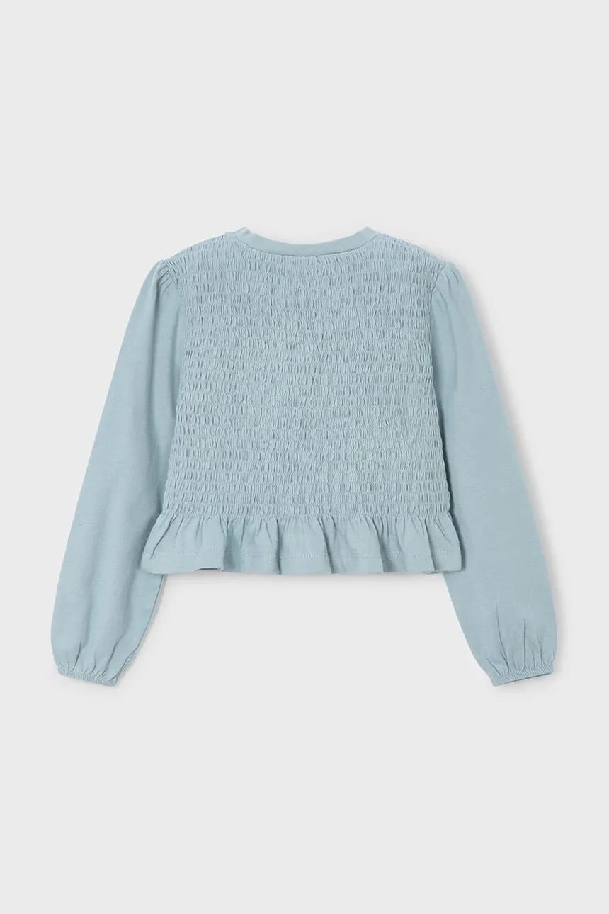 Детская хлопковая рубашка с длинным рукавом - фото 2