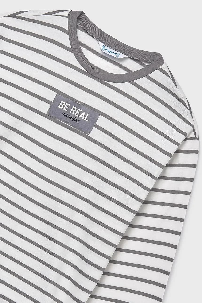 Детская хлопковая рубашка с длинным рукавом - фото 3