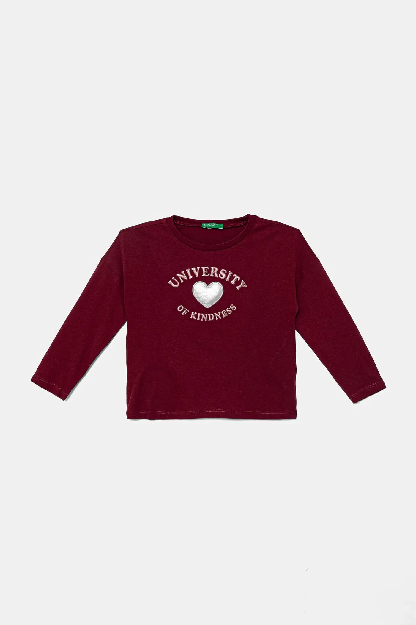 Детская хлопковая рубашка с длинным рукавом