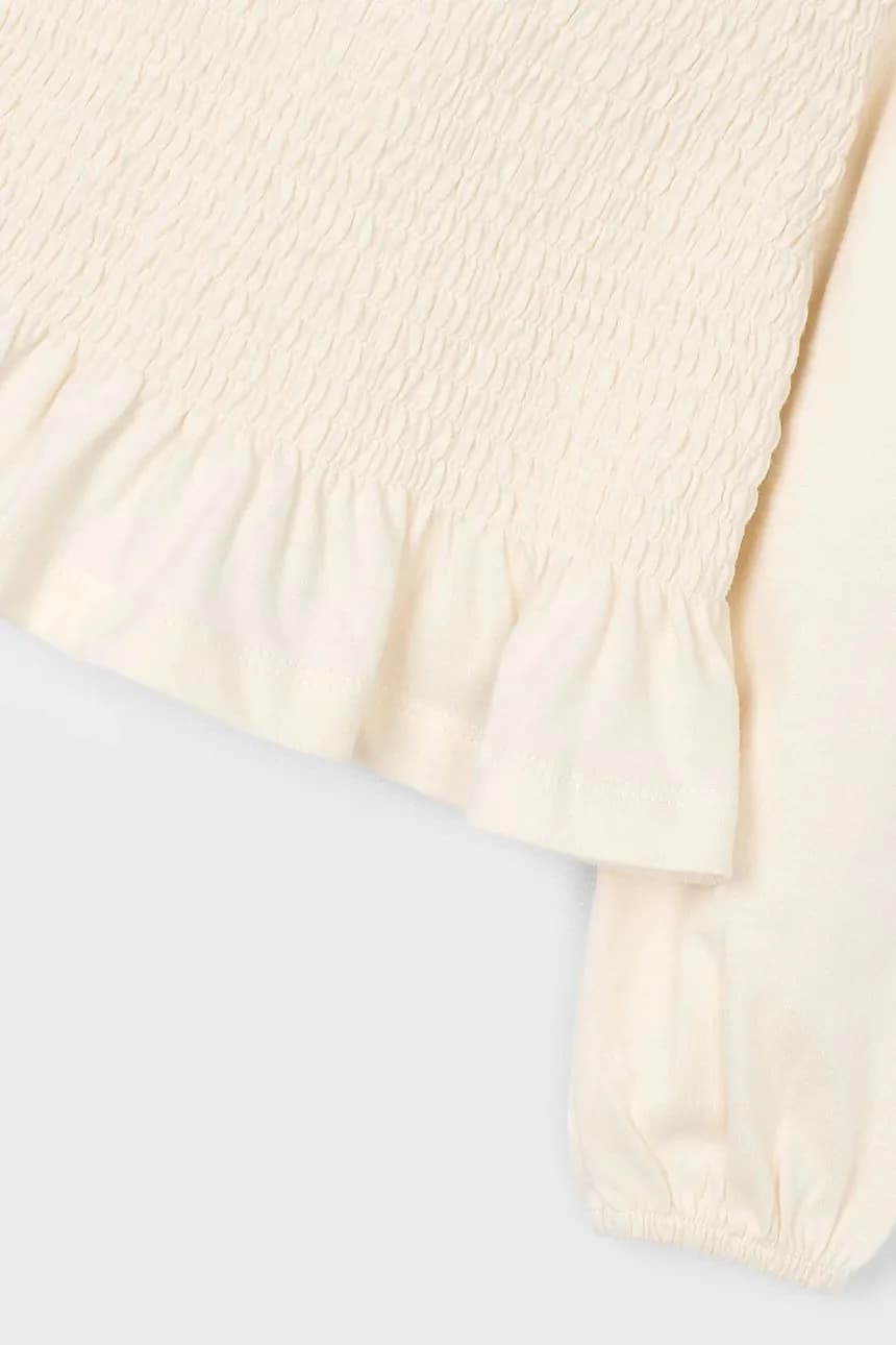 Детская хлопковая рубашка с длинным рукавом - фото 3