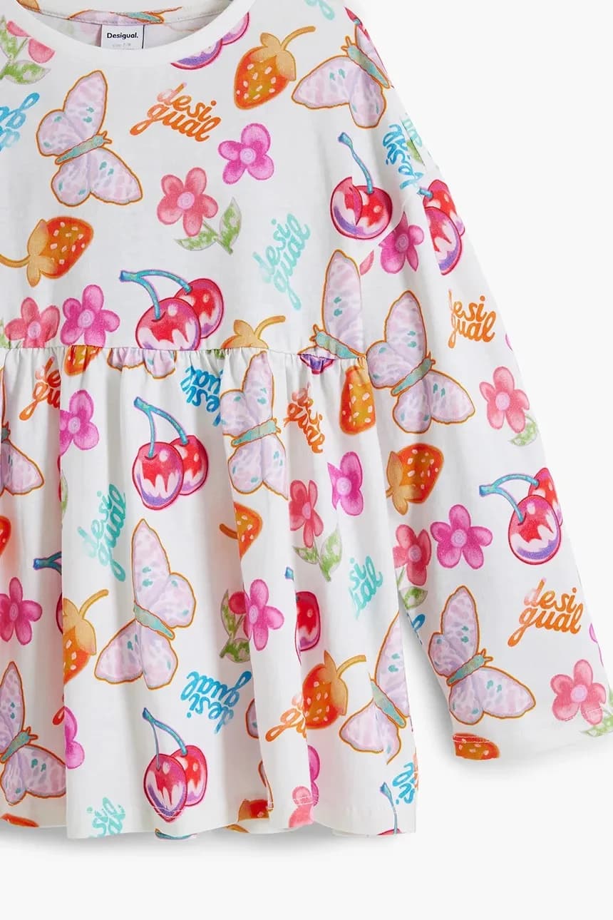 Детская хлопковая рубашка с длинным рукавом - фото 4