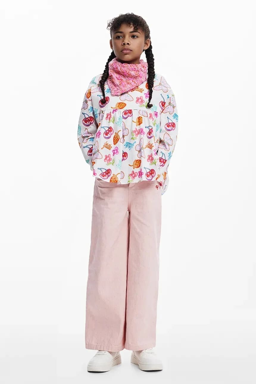 Детская хлопковая рубашка с длинным рукавом - фото 6