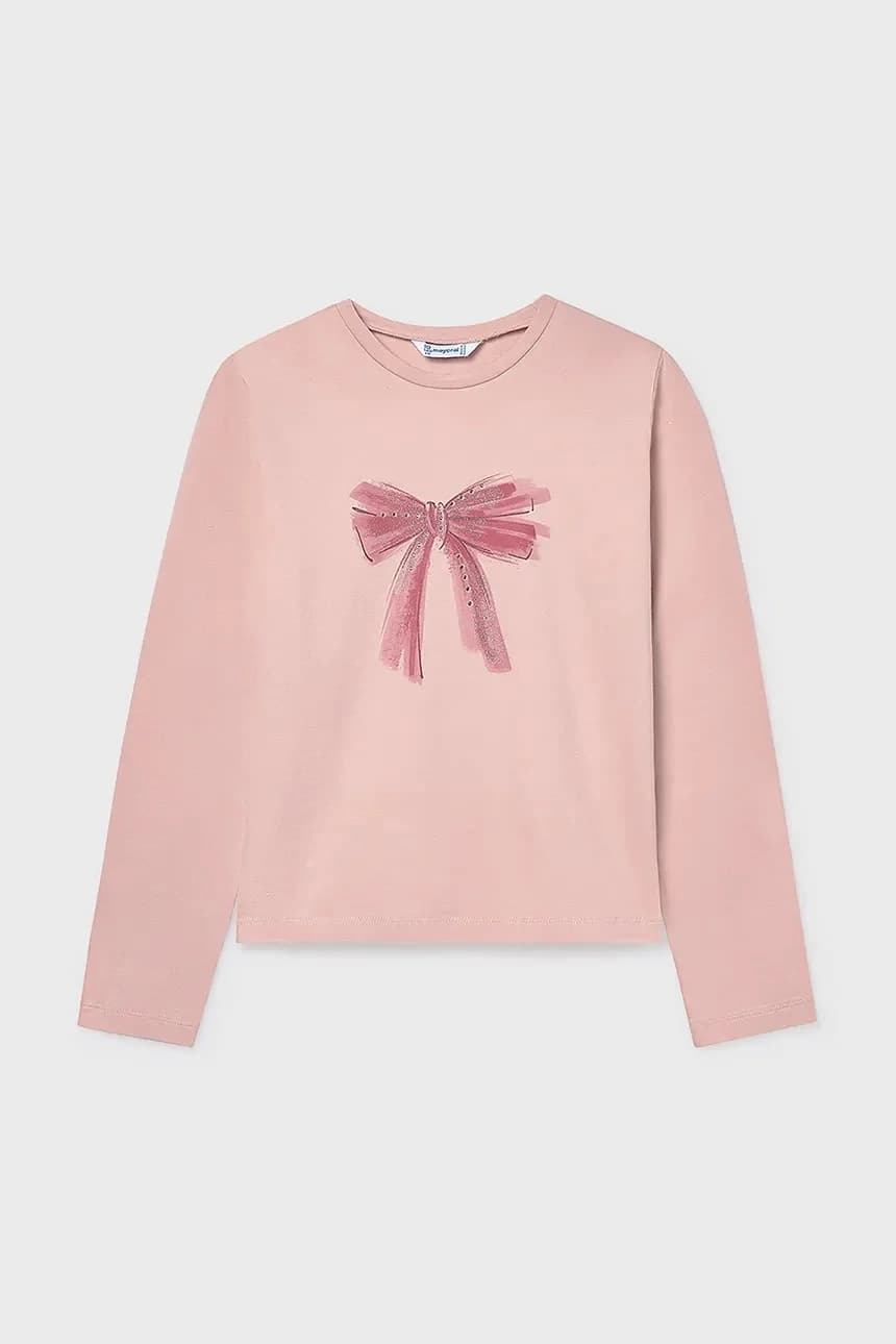 Детская хлопковая рубашка с длинным рукавом