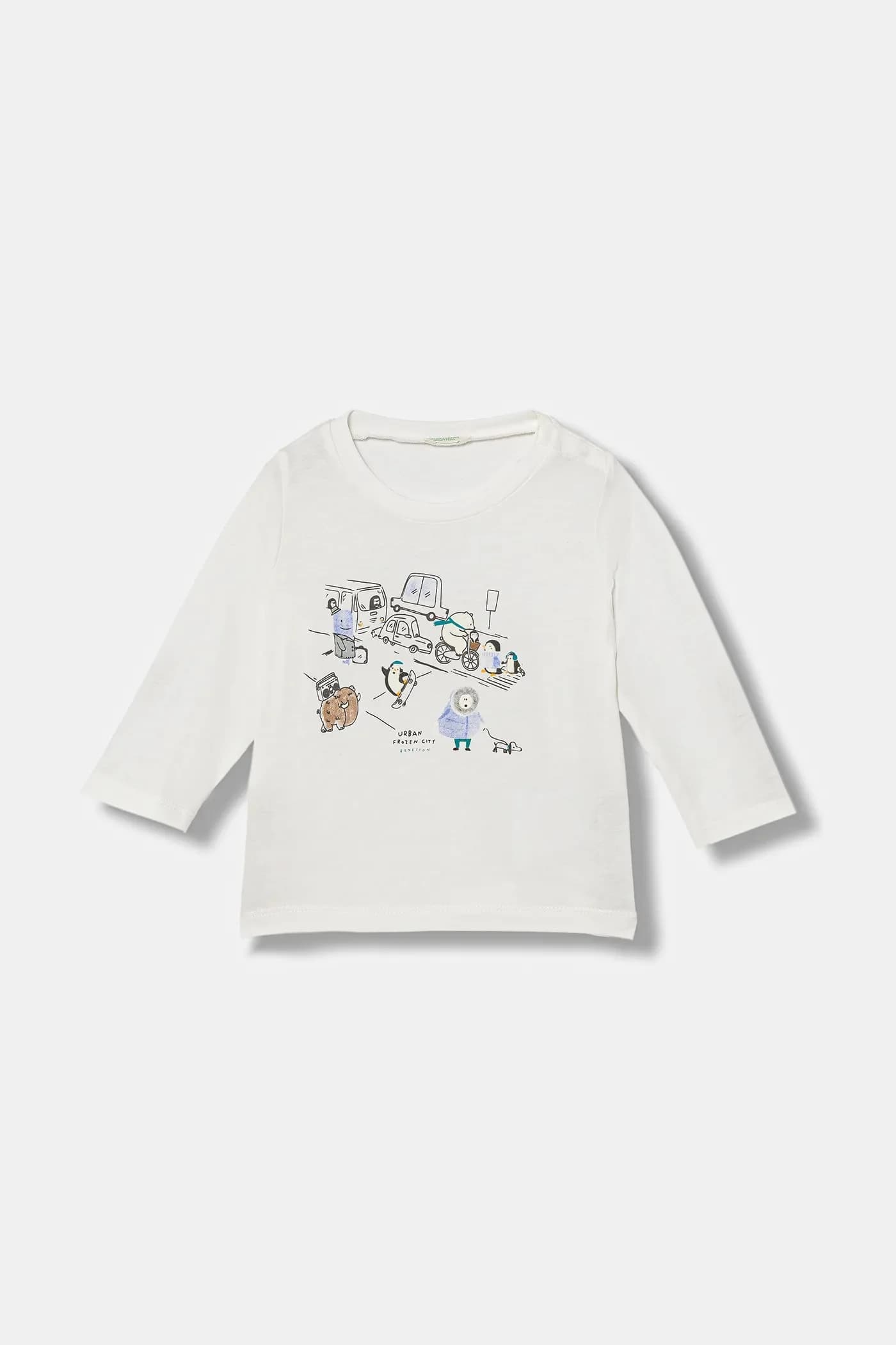 Детский хлопок с длинными рукавами