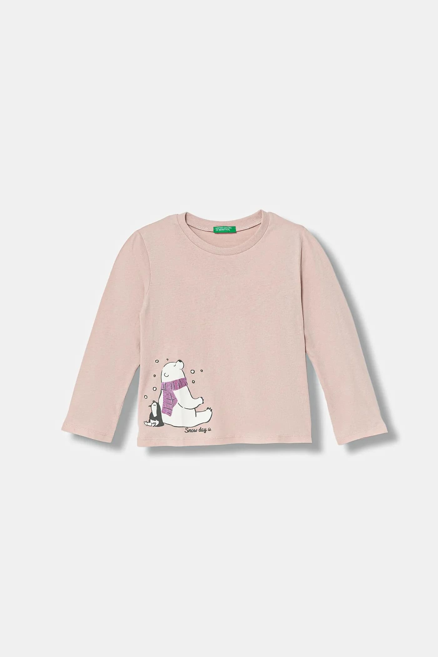 Детская хлопковая рубашка с длинным рукавом